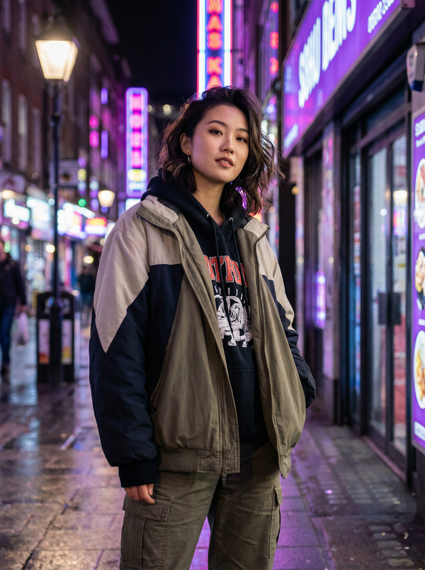 落地窗前街拍视频创作